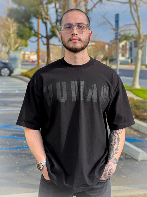BLACKOUT HUMAN OVERSIZE TEE