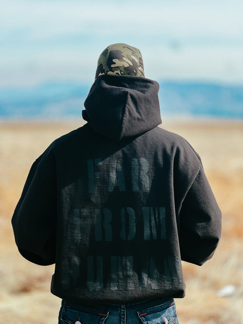 HEAVY BLACKOUT HUMAN HOODIE